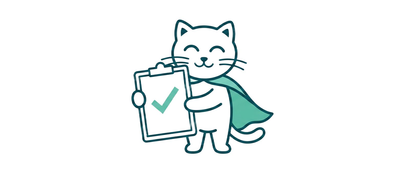 OutlookHero mascot holding a checklist